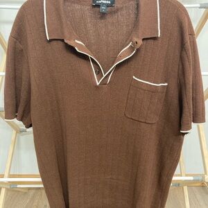 Express Chocolate Brown Men's Polo Shirt